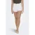 ONLY regular waist denim short ecru