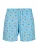 Urban Classics Zwemshorts  lichtblauw / geel / wit