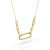 Orphelia ‘Essence’ Dames 925 Sterling Zilveren Ketting – Goud ZK-7560/G