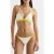 Reiss Rutha-neon Bikini Bottom White/yellow