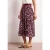 Midirok van mesh met print
