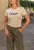 Elvira Casuals T-shirt L'quest E4 26-001 T-shirts Warm Ivory