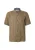 INDICODE JEANS Overhemd ‘Helmo’  chocoladebruin / cappuccino / wit