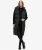 Lange Pufferbodywarmer met Capuchon Zwart