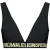 Malelions Women Venetian Bikini Top | Black