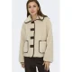 JDY teddy jas beige