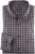 OLYMP Luxor Overhemd grijs/bruin, Ruit