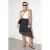 TRENDYOLMİLLA Dames Zwart Stippen Kort / Mini Rokken