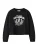 NAME IT Sweatshirt ‘NKFVANITA’  pruim / zwart / wit