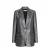 Esqualo rechtvallende blazer zilver