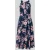 Christian Berg Cocktail midi-jurk met all-over bloemenmotief