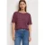 Street One Dames Shirt met boothals en elastische zoom in Pink