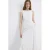 Mango midi jurk broderie ecru