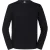 Fruit of the Loom Heren Iconic 195 Premium Ringspun Cotton T-shirt met lange mouwen (Zwart)