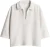 Opus Polo-Sweater Corduroy Regular Fit Beige dames