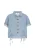 MYMO Shirt  blauw denim
