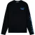 Malelions Men University Longsleeve T-Shirt | Black