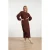 Smashed Lemon Satijnen midi rok met subtiel animal patroon |
