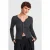 Slim Fit Geribbelde Blouse met Knoopsluiting