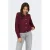 ONLY gebreid vest donkerrood