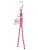 Pilgrim Sleutelhanger ‘Aerun’  rosa / zilver