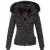 Navahoo Dames Winterjas Chloe – Getailleerd Met Afneembare Capuchon & Elegant Bont