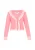 MYMO Gebreid vest ‘Back to School’  rosa / pastelroze / lichtroze