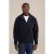 We Fashion Cardigan With Zipper Dark Blue