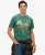 Superdry Mannen Workwear T-shirt met Metallic Print Groen