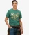 Workwear T-shirt met Metallic Print Groen