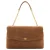 Mango suede schoudertas bruin