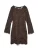 VERO MODA Jurk ‘VMAIRE’  donkerbruin