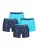 Happy Shorts Boxershorts ‘Palms’  blauw / lichtblauw