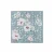 Roeckl Doek ‘SOFT FLOWERS’  petrol / mintgroen / wit