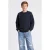 Petrol Industries rechtvallende sweater met print – marineblauw