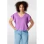 MS Mode aansluitend top met ruches Plus Size – paars