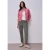 Street One Dames Casual fit chino’s in een zachte stof in Grijs