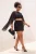 Trendyol Curve Dames Zwart Effen Lang Oversized Grote maten Blouses