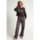 LOOXS 10sixteen rechtvallende longsleeve met tekst – antraciet