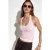 Geborduurde Slim-Fit Mouwloze Blouse