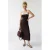 Mouwloze Bodycon Midi Jurk Met Splits