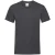 Fruit of the Loom Heren Valueweight V Neck T-shirt (Donkere Heide Grijs)