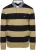 Gant Heavy Rugger Shield Longsleeve Polo Streep Navy Beige
