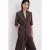 Mango regular blazer donkerpaars