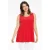 YOEK singlet van travelstof DOLCE rood
