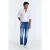 Cup of Joe Lance heren straight-fit jeans medium blue