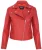 Dames slim leren bikerjack-Matlock