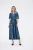 Evelyn Jurk Dierenprint Blauw