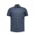 New Zealand Auckland regular fit overhemd met print – donkerblauw