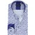 casual overhemd Giordano Regular Fit donkerblauw geprint